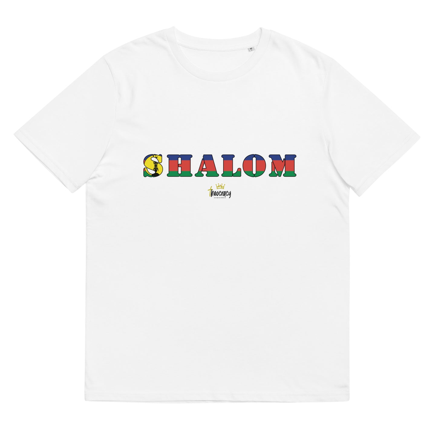 T-shirt en coton biologique SHALOM Nouvelle Calédonie