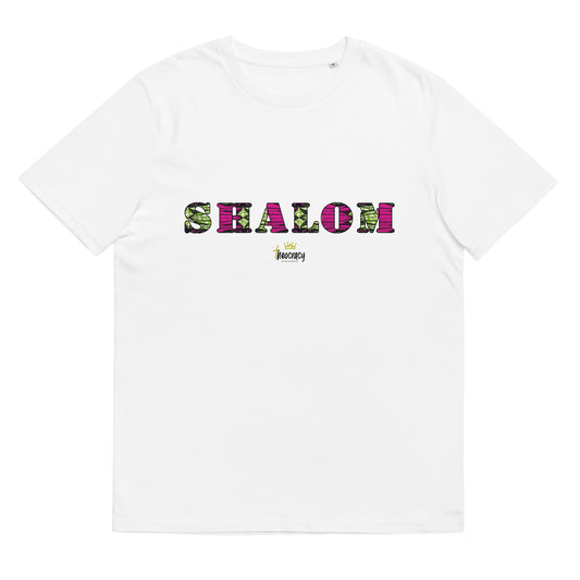 T-shirt en coton biologique SHALOM motif Wax1
