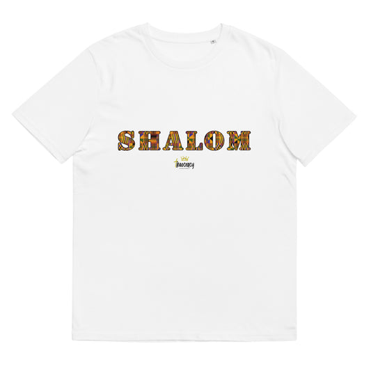 T-shirt en coton biologique SHALOM motif Wax2