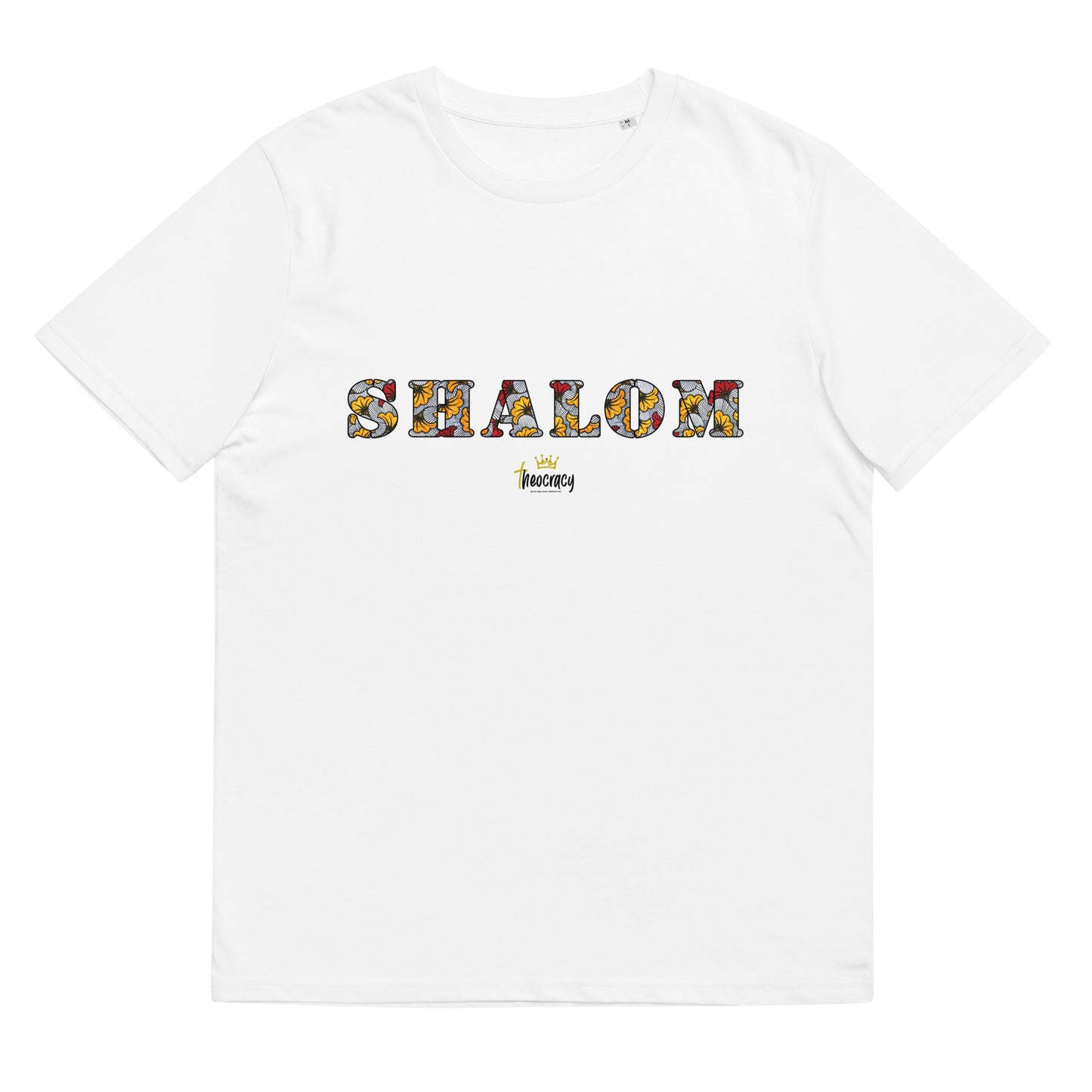 T-shirt en coton biologique SHALOM motif Wax3