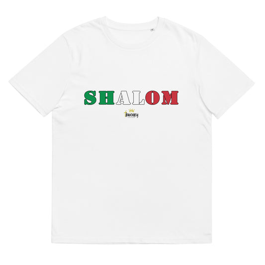 T-shirt en coton biologique SHALOM Italie
